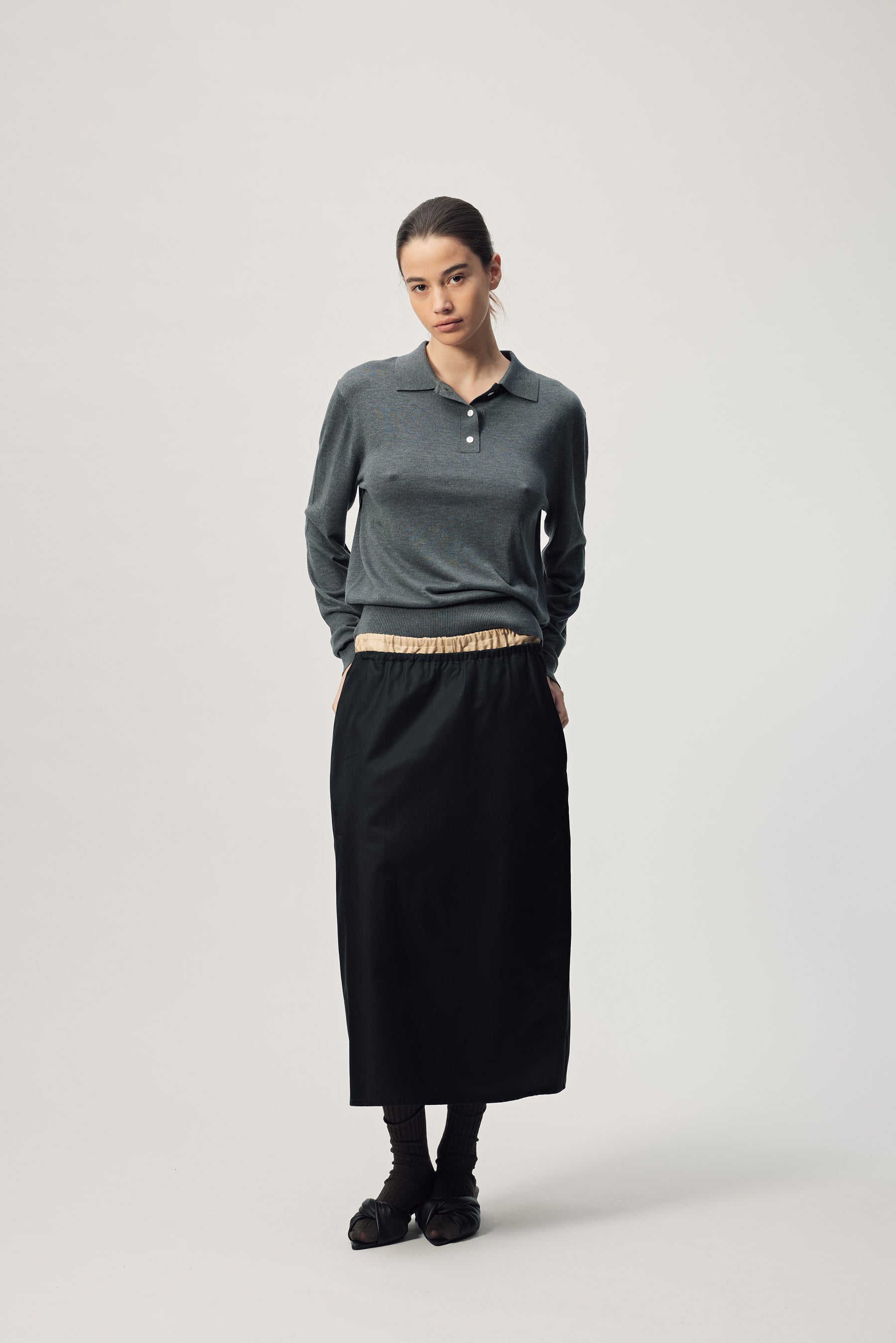 Cheval Skirt AW26 Black