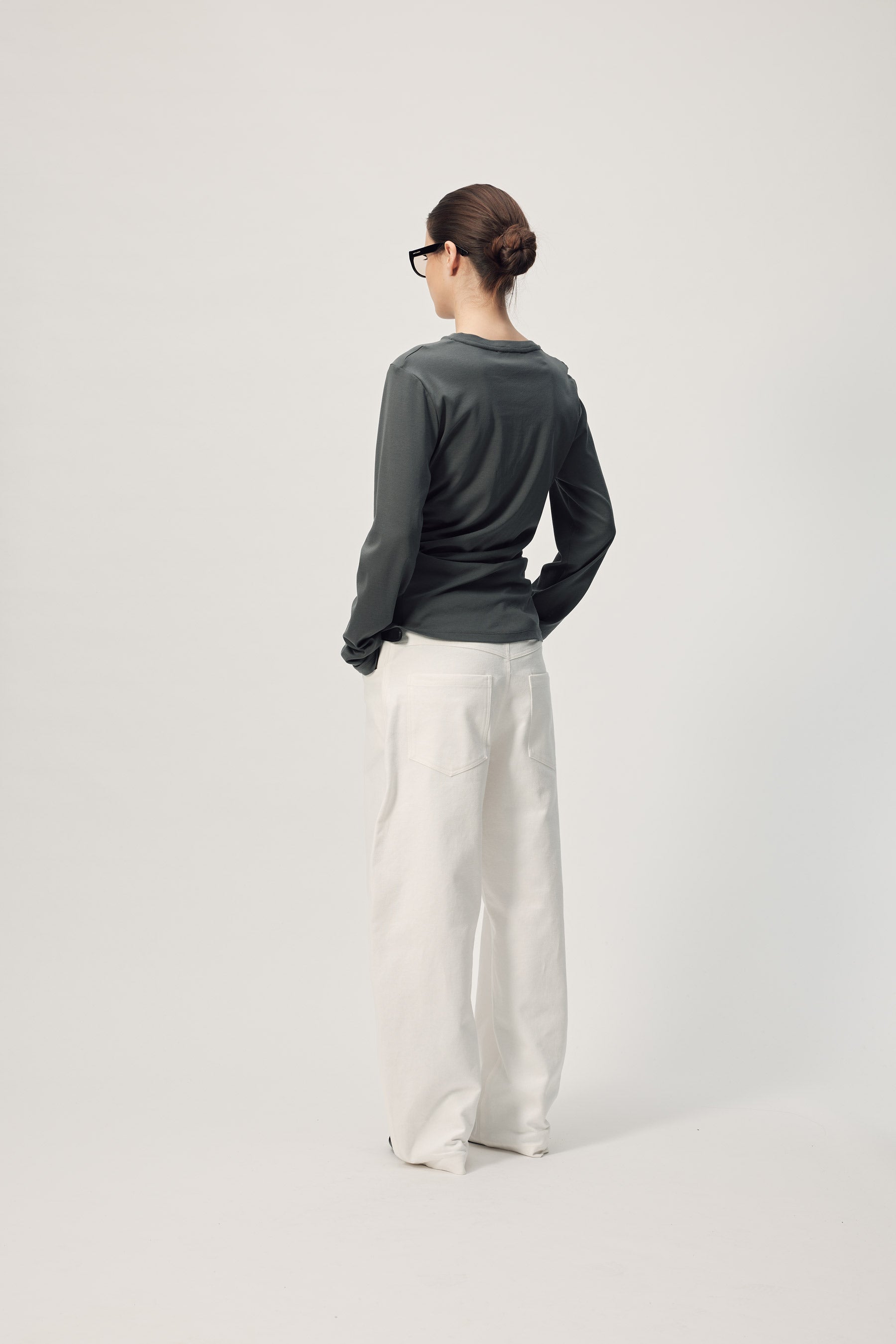 L/S Miriam Top AW26 Slate
