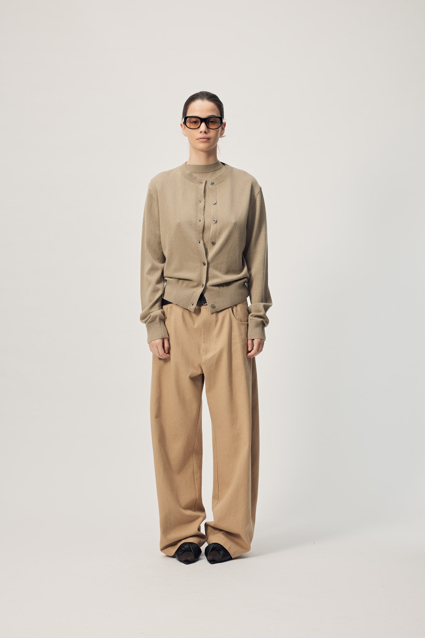 Farrah Jumper AW26 Smokey Taupe
