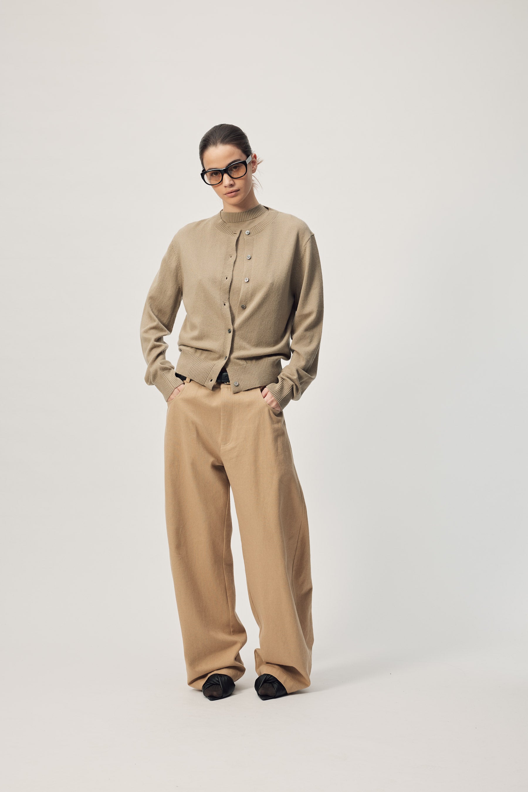 Farrah Jumper AW26 Smokey Taupe