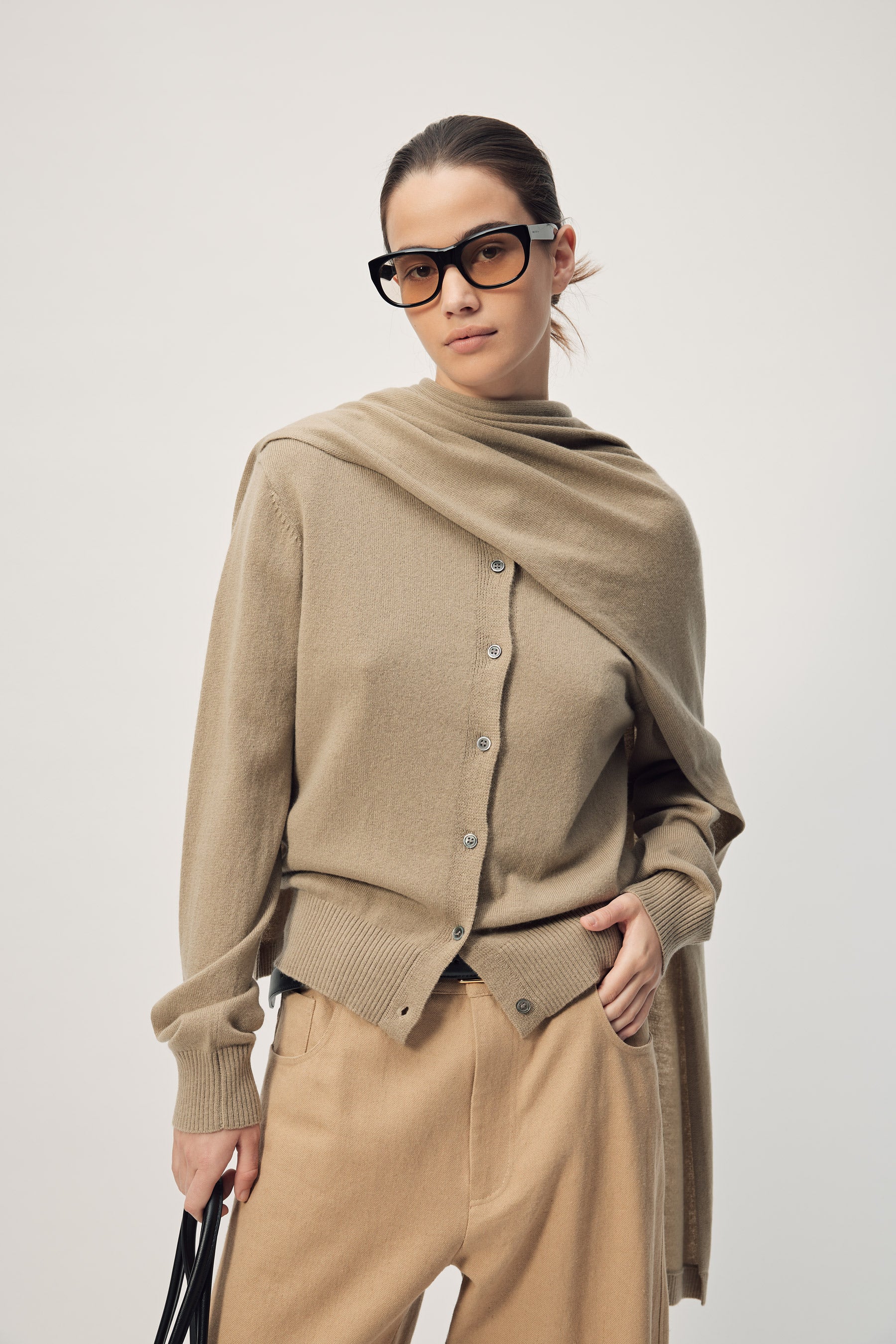 Farrah Jumper AW26 Smokey Taupe