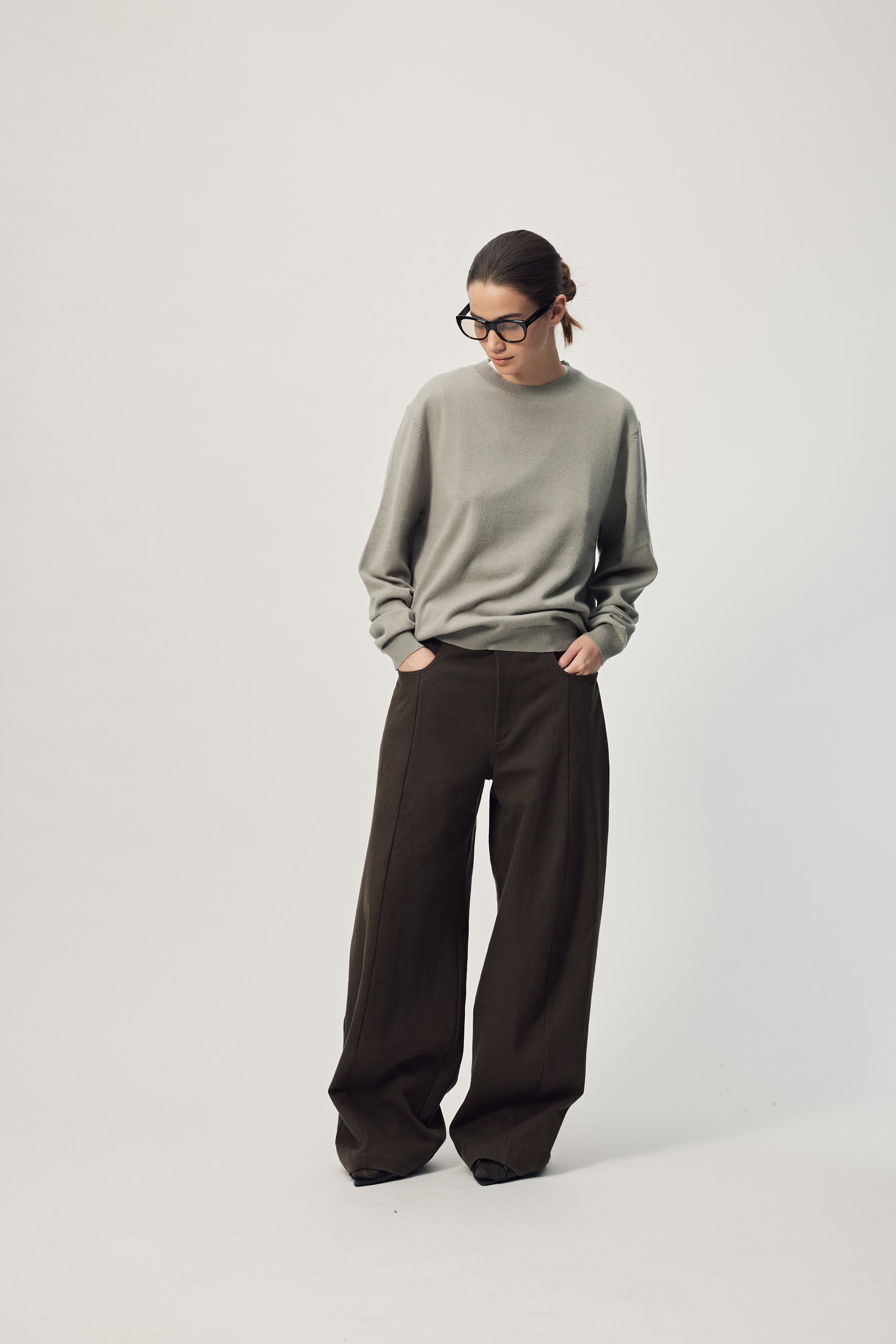 Faron Cashmere Jumper AW26 Taupe