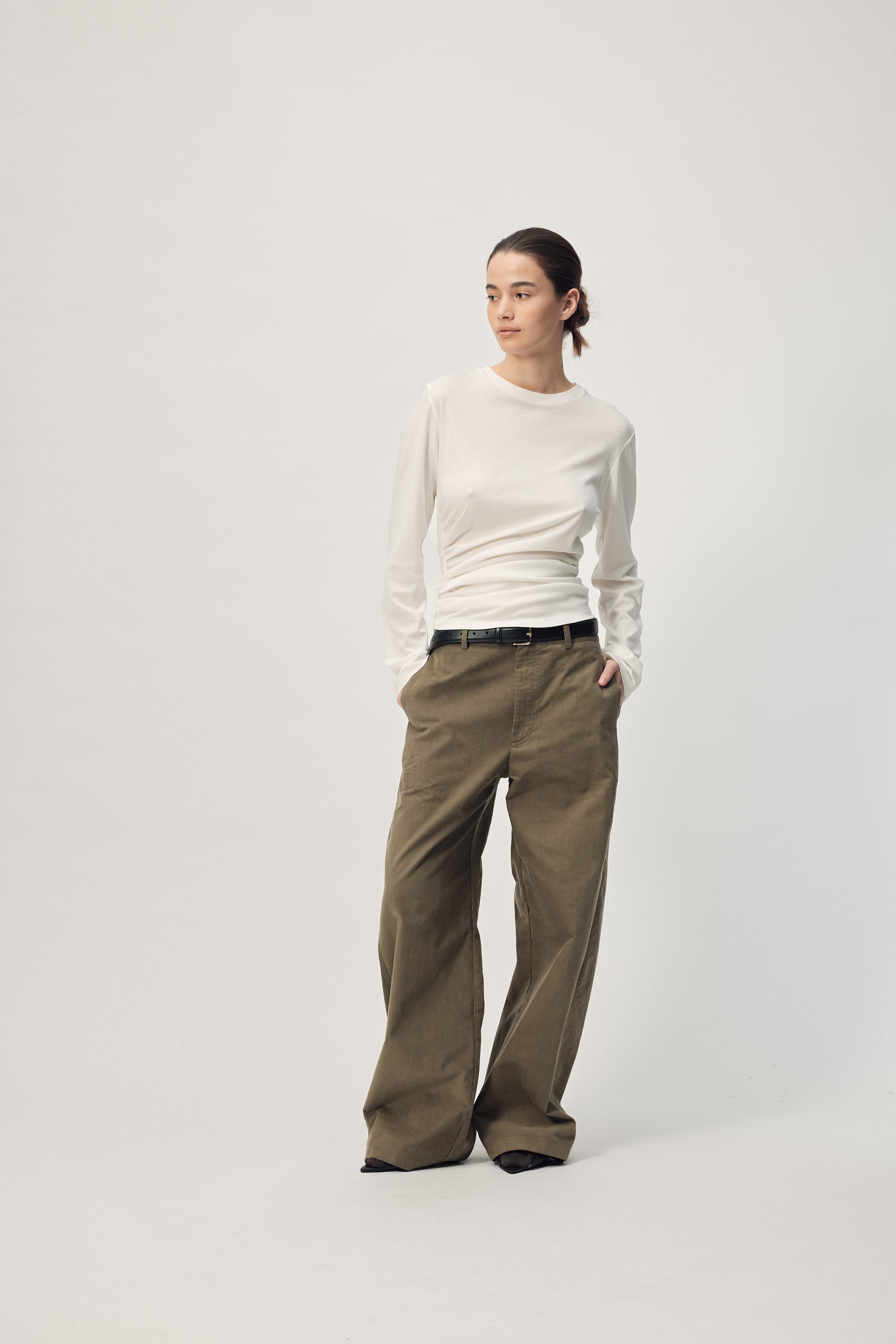 L/S Miriam Top AW26 Parchment