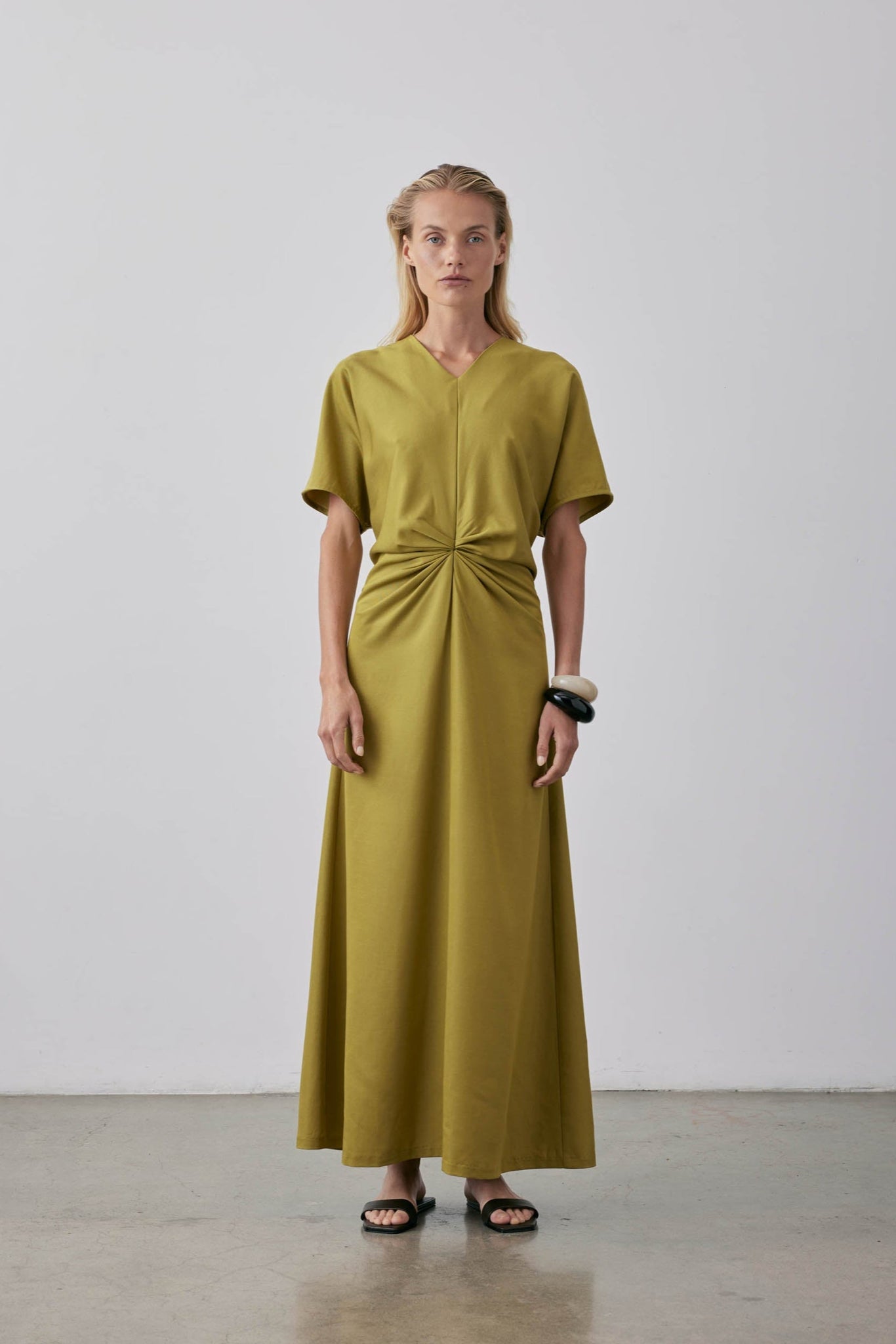 Dorienne Dress SS25 Sicilian Olive
