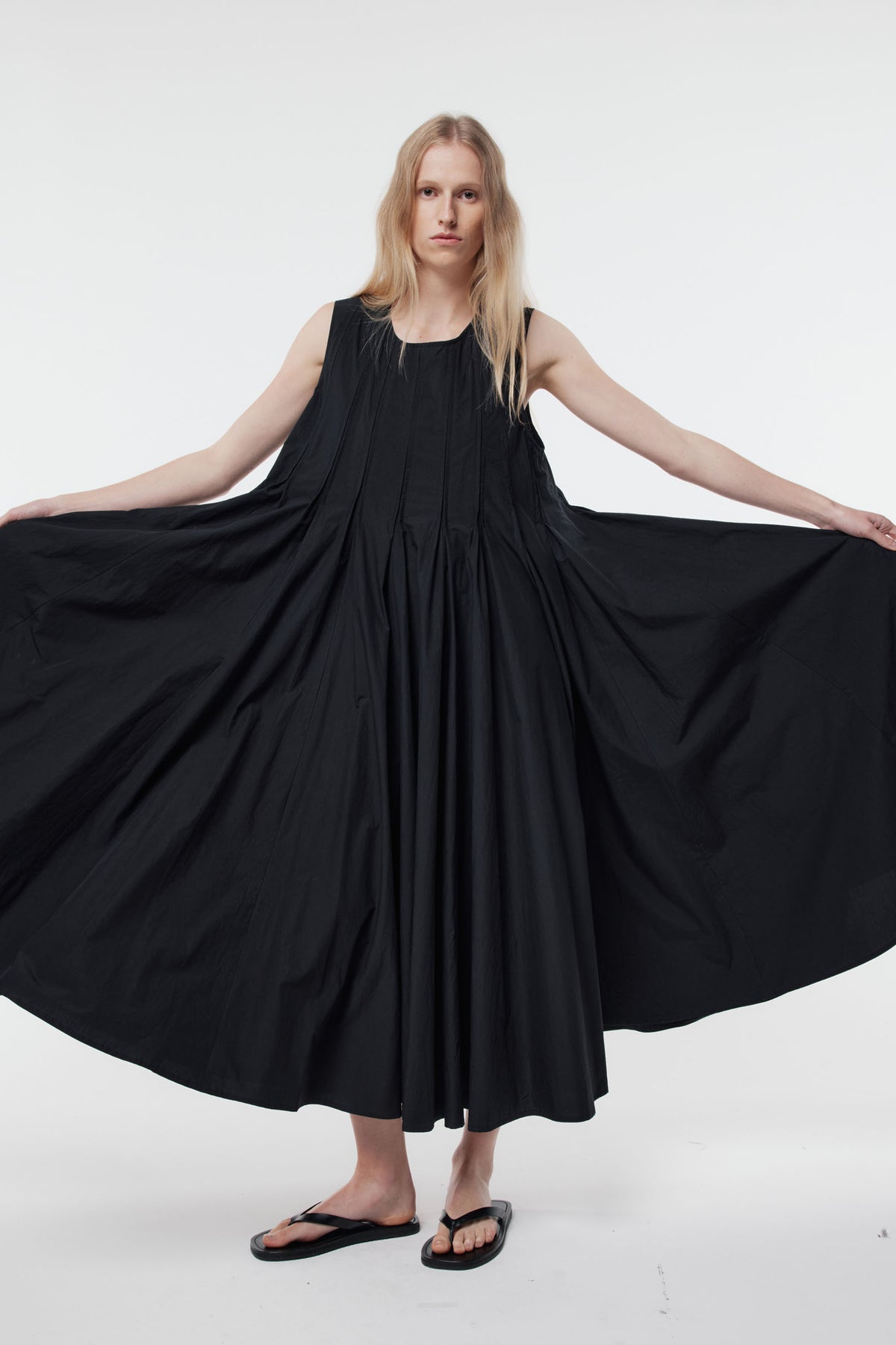 Carolyn Dress Black SS26