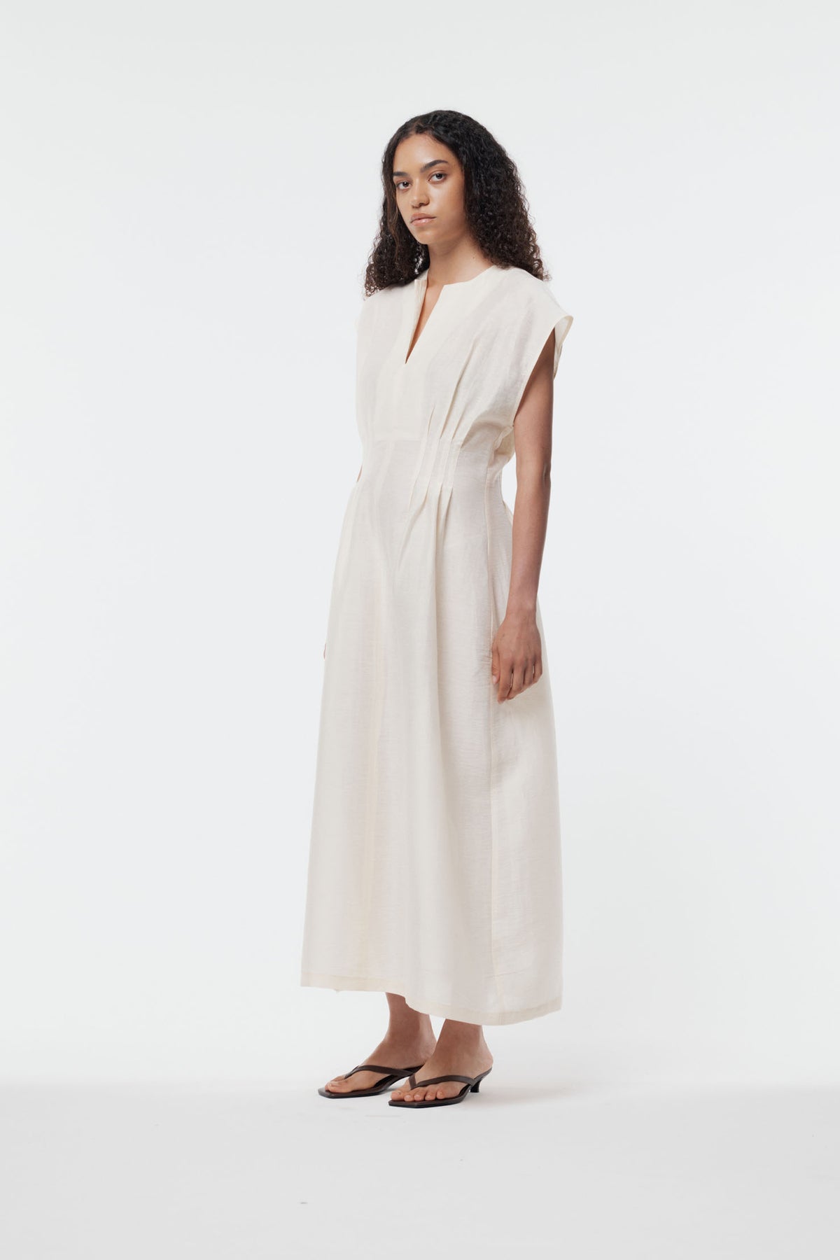 Mabel Dress Oyster SS26