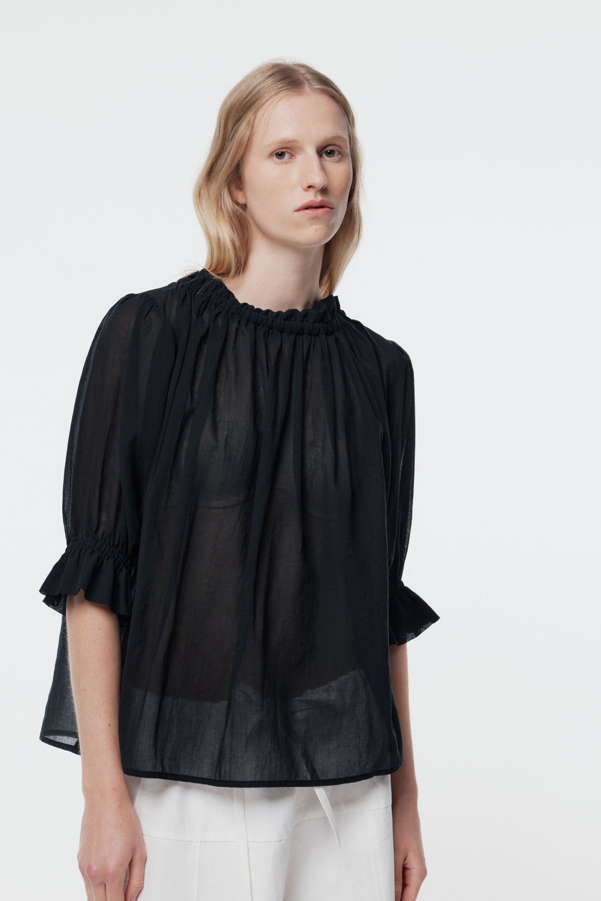 Peddle Top Black SS26