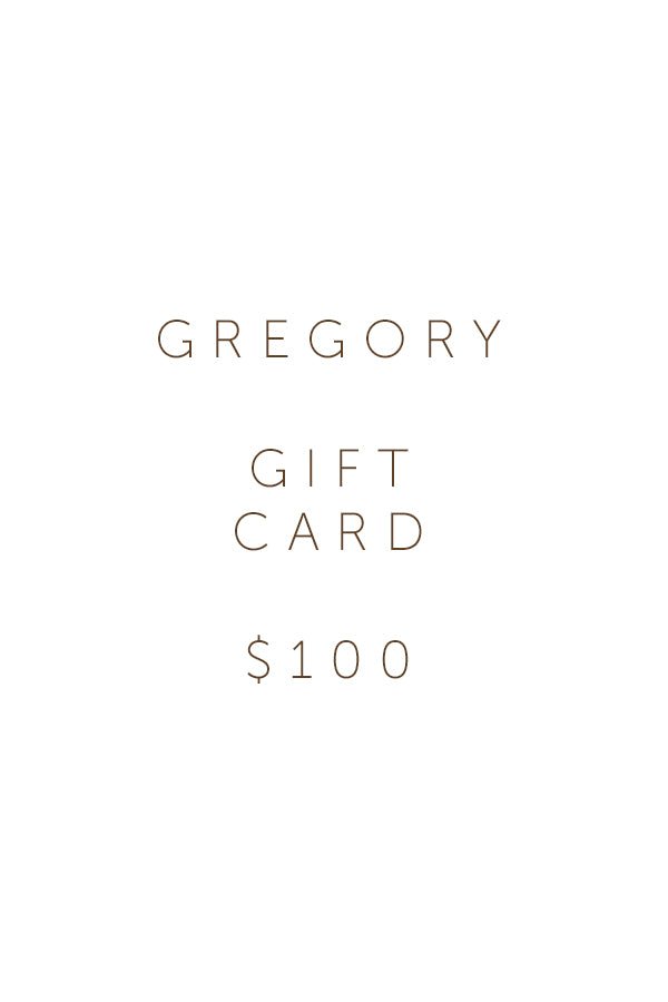 Gift Card $100 - Gregory