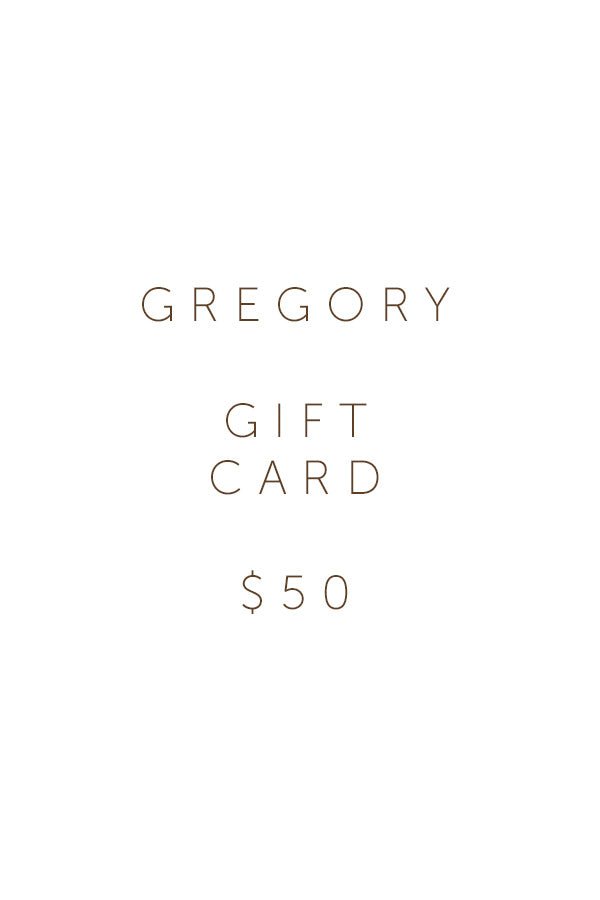 Gift Card $50 - Gregory