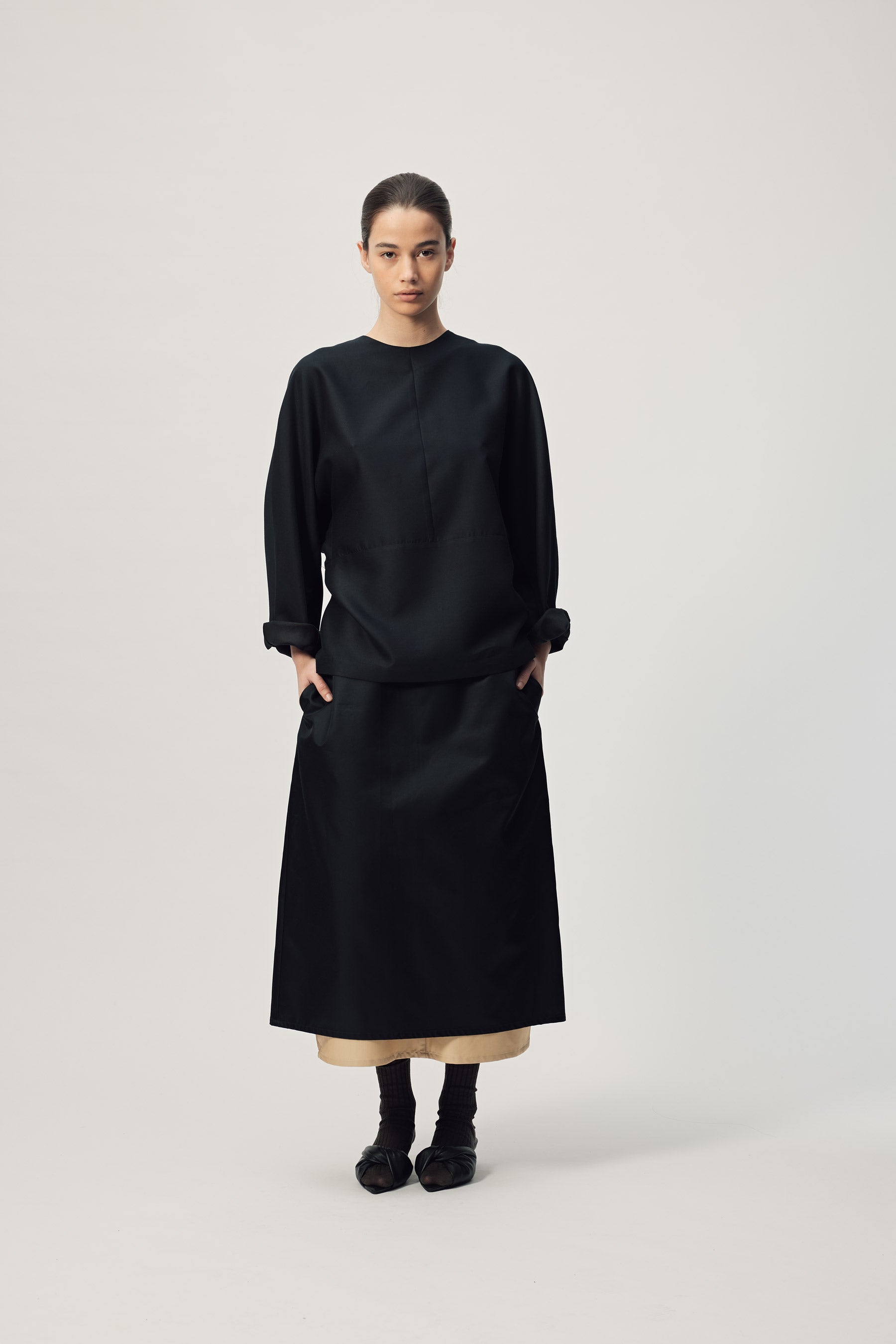 Cheval Skirt  AW26 Black