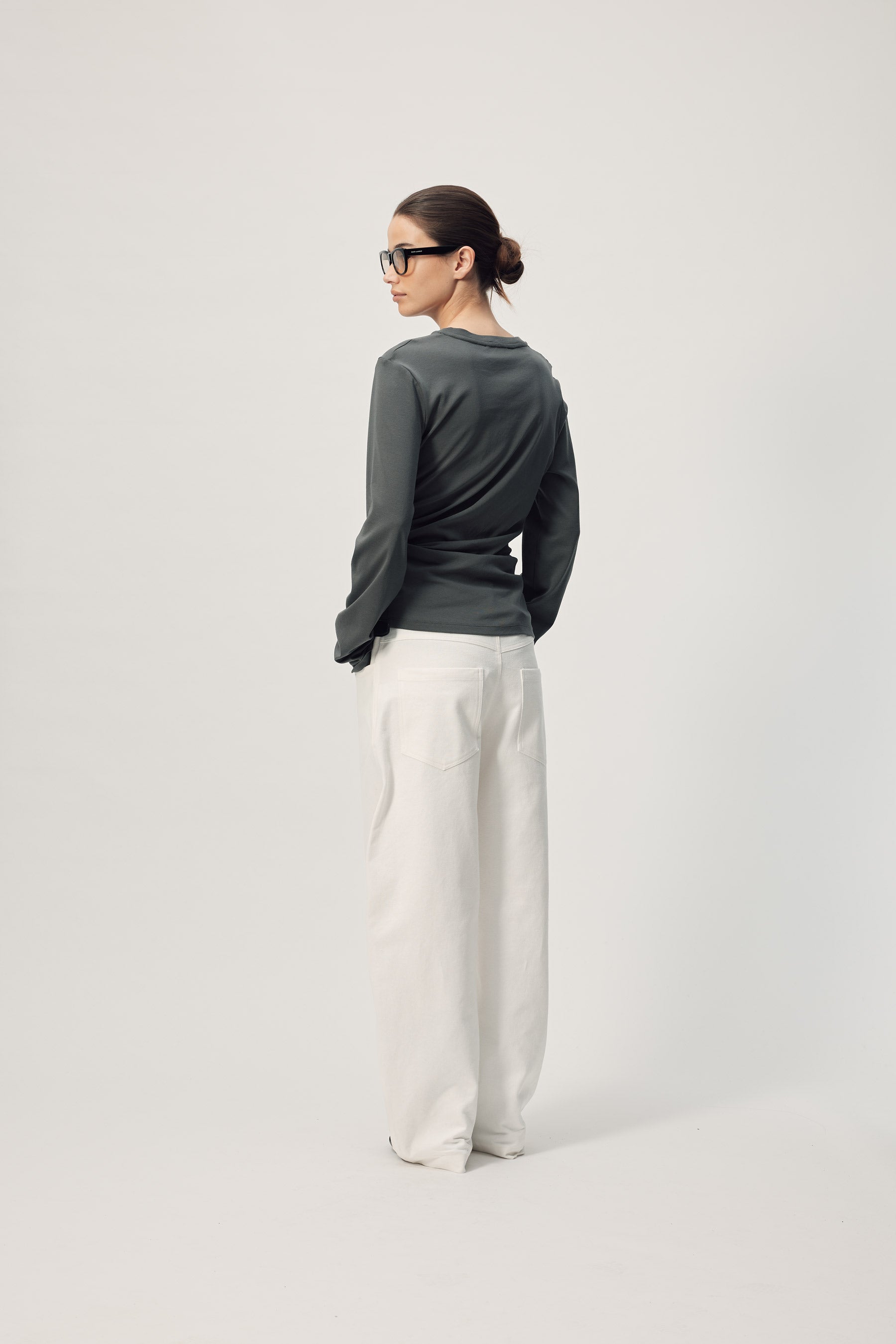 L/S Miriam Top AW26 Slate