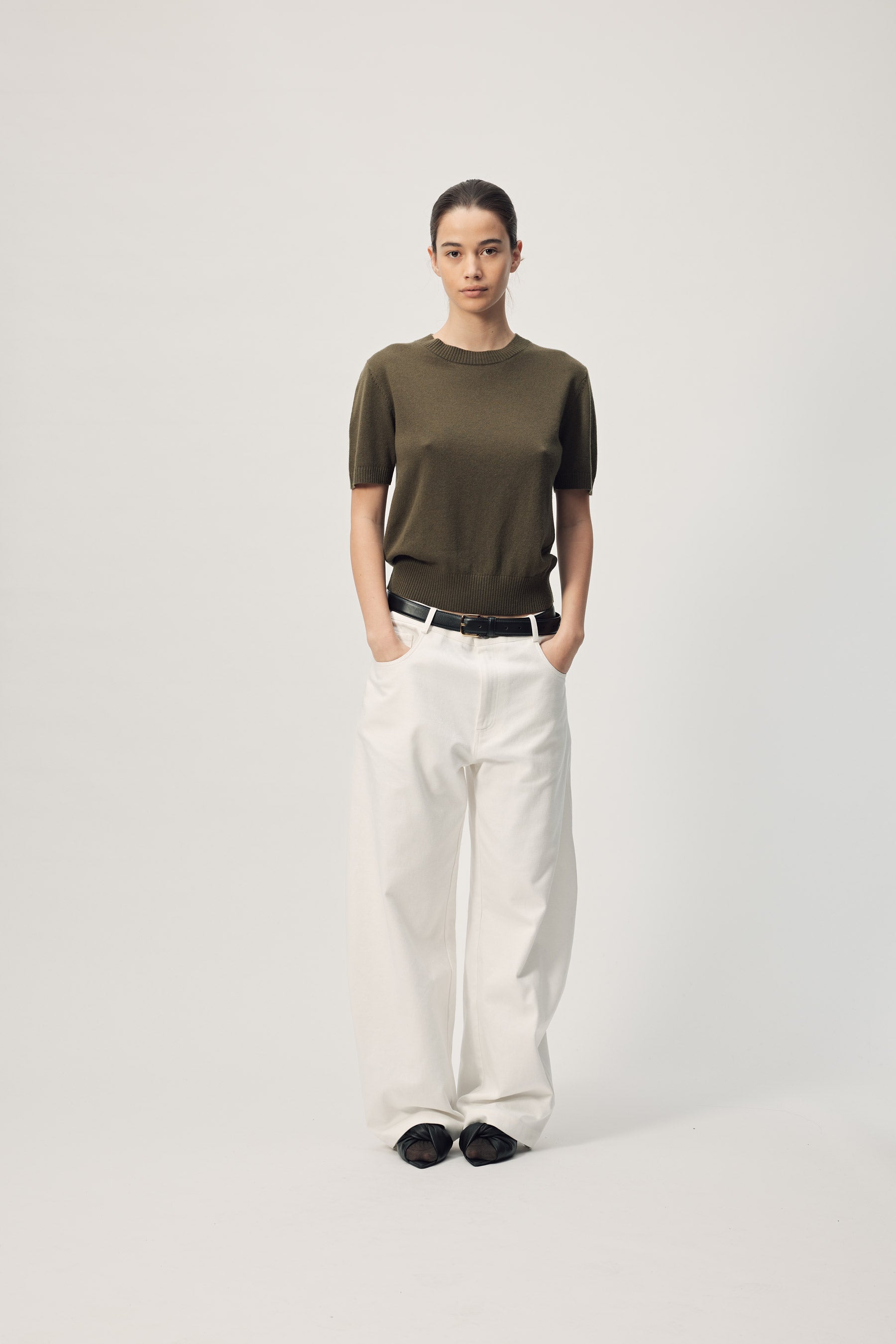 Farrah Jumper  AW26 Dark Khaki