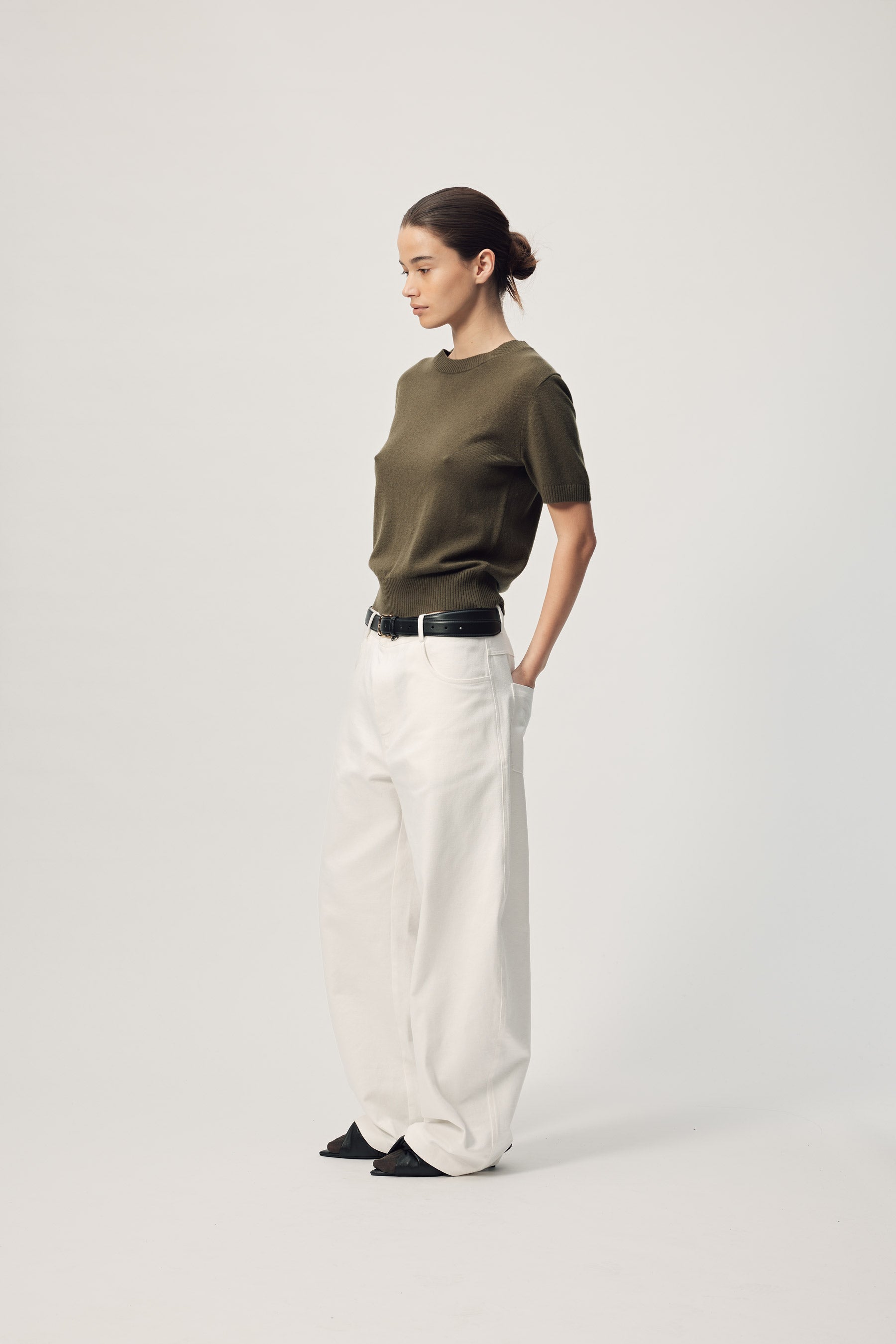 Farrah Jumper  AW26 Dark Khaki