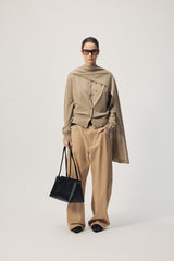 Farrah Knit Cardi AW26 Smokey Taupe