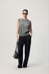 Aero Cashmere Vest AW26 Grey