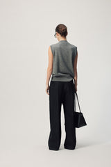 Aero Cashmere Vest AW26 Grey