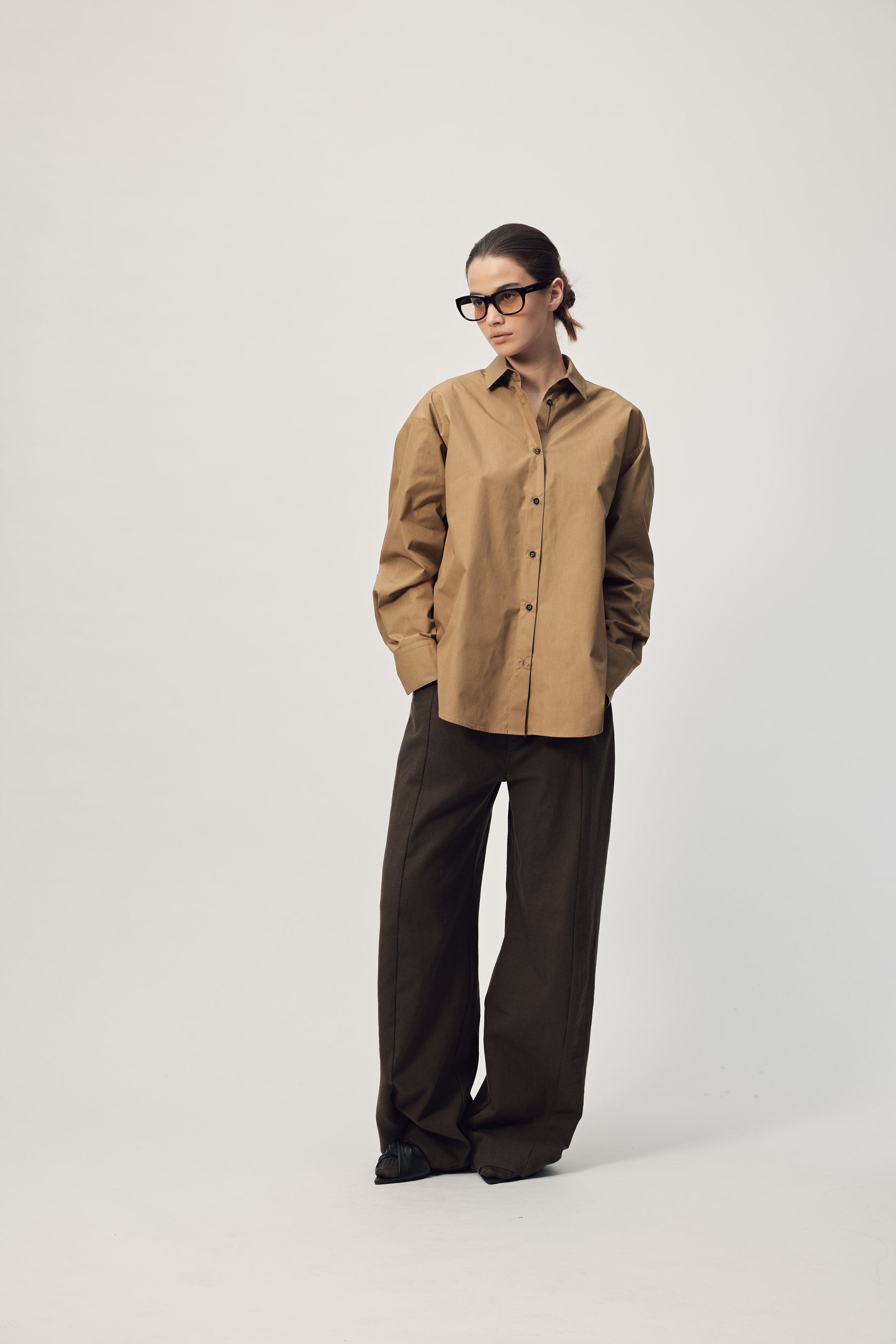 Therese Shirt AW26 Tobacco