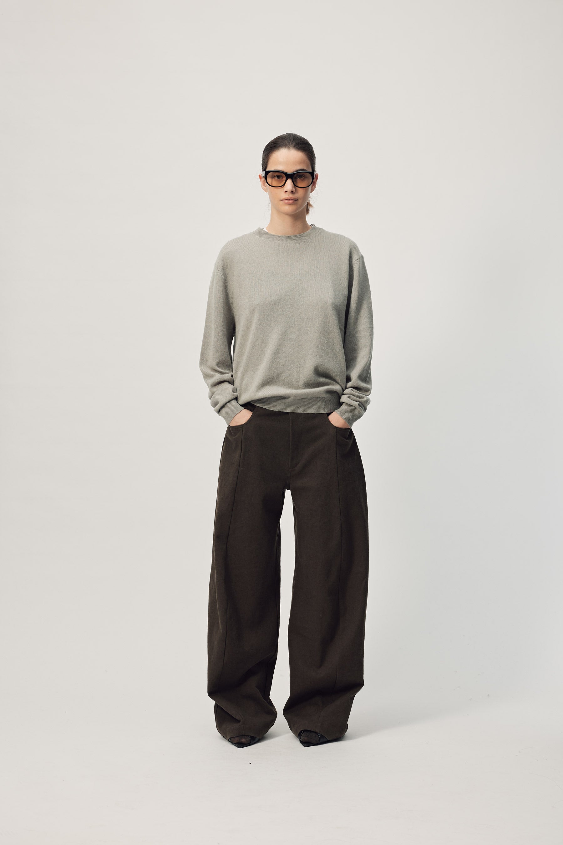 Faron Cashmere Jumper AW26 Taupe