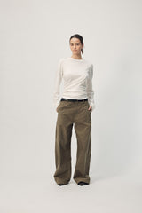 L/S Miriam Top AW26 Parchment