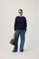 Faron Cashmere Jumper AW26 Dark Purple