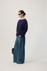 Faron Cashmere Jumper AW26 Dark Purple