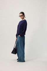 Faron Cashmere Jumper AW26 Dark Purple