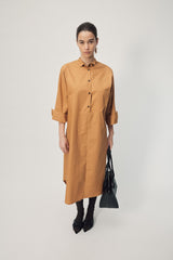 Carmen Shirt Dress AW26 Toffee