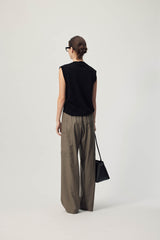 Aero Cashmere Vest AW26 Black