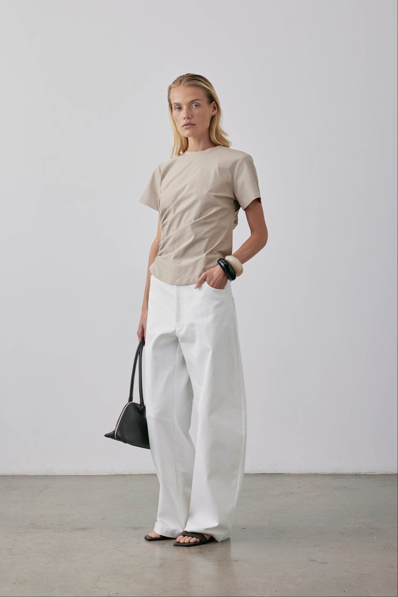 Miriam Top SS25 Light Sand