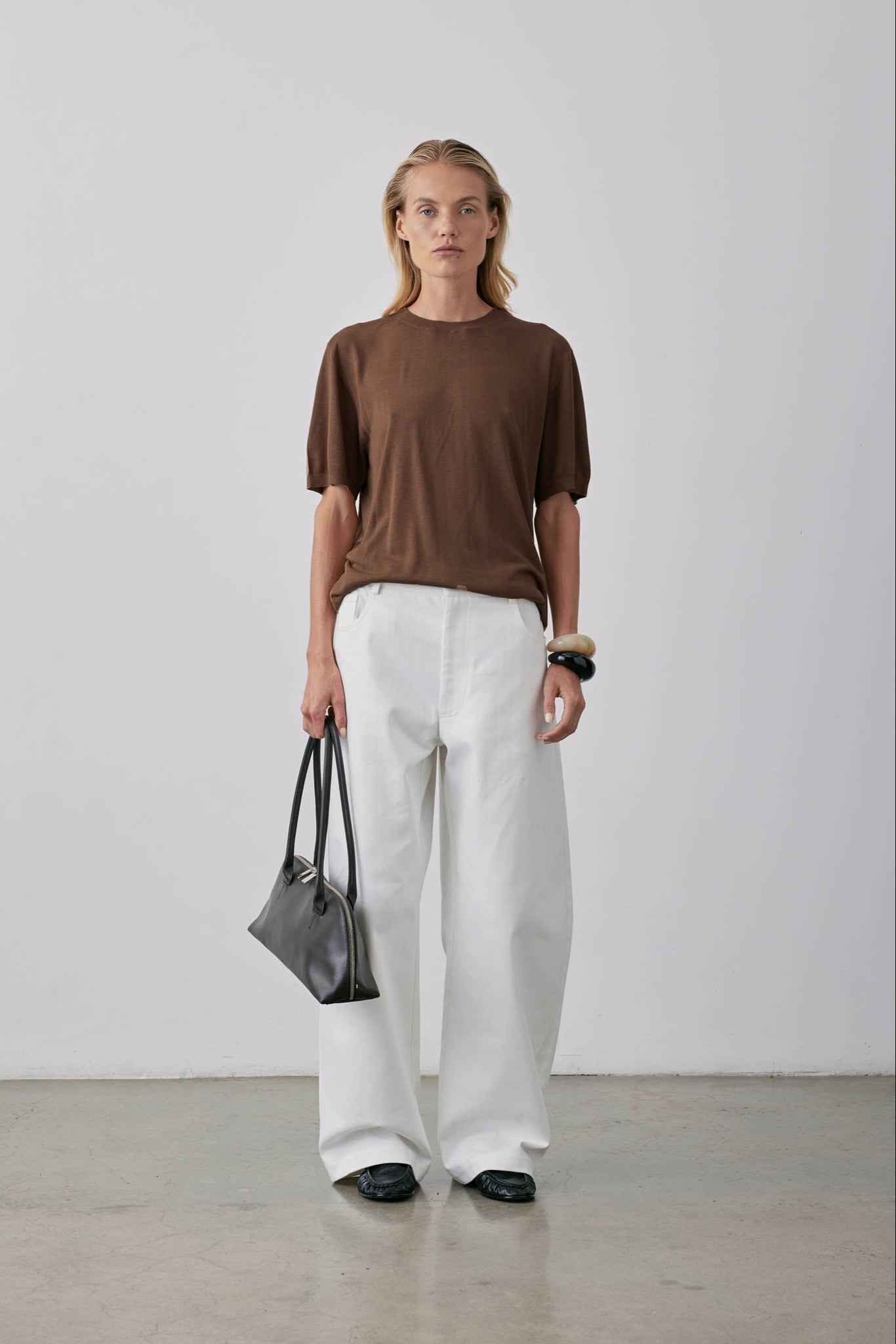 Miller Knit Top SS25 Cognac