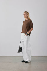 Miller Knit Top SS25 Cognac