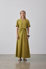 Dorienne Dress SS25 Sicilian Olive