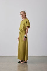 Dorienne Dress SS25 Sicilian Olive