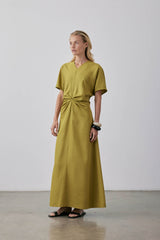 Dorienne Dress SS25 Sicilian Olive