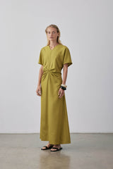 Dorienne Dress SS25 Sicilian Olive