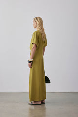 Dorienne Dress SS25 Sicilian Olive