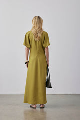 Dorienne Dress SS25 Sicilian Olive
