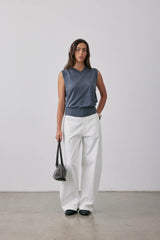 Hale Jean SS25 Plaster White