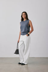 Hale Jean SS25 Plaster White