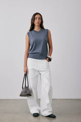 Hale Jean SS25 Plaster White