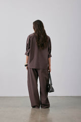 Silvio Top Short Sleeve SS25 Barolo