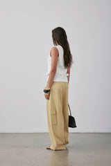 Zaha Tank SS25 Parchment