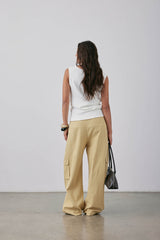 Zaha Tank SS25 Parchment