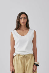 Zaha Tank SS25 Parchment