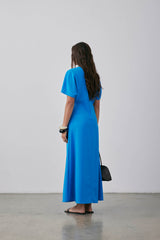 Dorienne Dress SS25 Cerulean