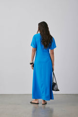 Dorienne Dress SS25 Cerulean