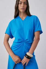 Dorienne Dress SS25 Cerulean