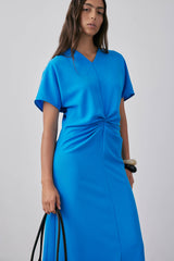 Dorienne Dress SS25 Cerulean