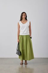 Zaha Tank SS25 Parchment