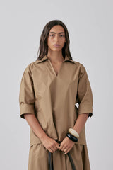 Silvio Top Short Sleeve SS25 Biscuit